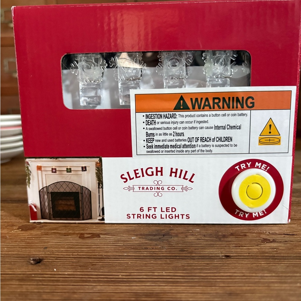 6 ft LED String Lights - White